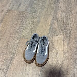 Vans Kids Sneakers Gray with Brown Sole